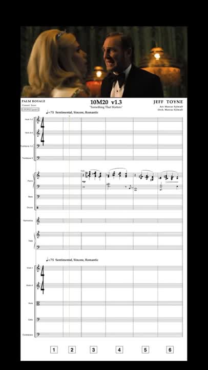 For Your SCL AWARD® Consideration!
PALM ROYALE
OUTSTANDING ORIGINAL SCORE FOR A TELEVISION PRODUCTION
OUTSTANDING ORIGINAL TITLE SEQUENCE FOR A TELEVISION PRODUCTION
link in bio to stream the full score and FYC website
here:
http...